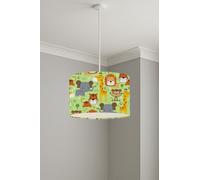 Jungle Friends Playtime II lightshade - 30 x 21cm Ceiling Drum Shade | EFC046