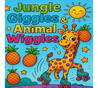 Jungle Giggles & Animal Wiggles - A Fun and Silly Jungle-Themed Coloring Book: Packed with Whimsical Animals, Rainbows & Giggles for Hours of Screen-Free Fun