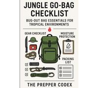 Jungle Go-Bag Checklist: Bug-Out Bag Essentials for Tropical Survival: Your Complete Guide to Shelter, Hydration, Food, First Aid, and Navigation in the Tropics