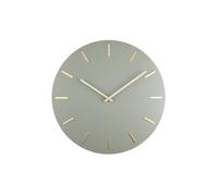 (Jungle Green, 45 cm) Karlsson Charm Steel Wall Clock with Gold Batons