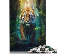 Jungle Guardian 500 Pieces Puzzles for Adults, Jigsaw Puzzles 500 Pieces, DIY Puzzle Toy As Birthday Gifts 500pcs (52x38cm)