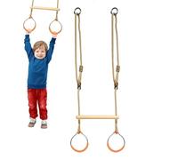 Jungle Gym Climbing Gymnastics Ring - Swing Hack Rings | Gymnastics Rings for | Multifunctional Gym Rings | Monkey Obstacle Race Balance Game