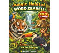 Jungle Habitat Word Search | Explore Rainforest Wildlife, Dense Vegetation, and Tropical Ecosystems: Discover jungle animals and environments through themed word searches