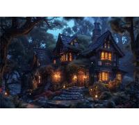 Jungle House 2000 Piece Jigsaw Puzzles for Adults Colourful Fun Challenging & Brainteasing Educational Learning Gift Present for Children Boys Girls 2000 Piece Puzzle for Adults