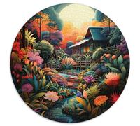 Jungle Hut 1000 Piece Science Fiction Jigsaw Puzzle For Adults Challenging Game Stress Relief Puzzle Exercise The Memory of The Brain for Adults And Kids, Age 12 Years Up 1000pcs (67.5x67.5cm)
