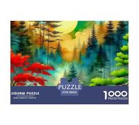 Jungle Jigsaw Puzzles Kid Age 12 Years Up Impossible And Difficult Challenge 1000 Piece Jungle Challenging Puzzle Games There Are Letters on The Back 38x26cm/1000pcs
