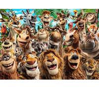 Jungle Joy Party Jigsaw Puzzles for Adults 1000 Jigsaws Naughty Wild Animals 1000 Piece Jigsaw Puzzles for Adults