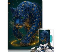 Jungle Leopard 1000 Piece Jigsaw Puzzles for Teenagers Gifts,Game Toys Every Piece Is Unique - Challenging Family Fun Game (38x26cm)