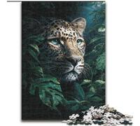 Jungle Leopard 1000 Pieces Jigsaw Puzzle for Adults& Teens, Educational Toy Funny Family Games Unique Home Decor 50x75cm