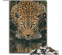 Jungle Leopard 2000 Piece Jigsaw Puzzle for Adults Teens, Help The Brain Exercise Addictive Toys to Cultivate Patience Perfect Decoration (70x100cm)
