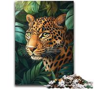 Jungle Leopard Adult Jigsaw Puzzles 2000 Pieces,Challenging Game And Family Play for Is Ideal As A Gift for The Whole Family (70X100cm)