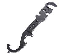 Jungle Leopard AR15 M4 Multi Purpose Combo Wrench Tool Wrench Barrel Nut Stock Tool 31cm Tactical Hunting for Airsoft(WR09)