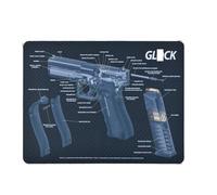 Jungle Leopard Gun Cleaning Rubber Mat Mouse Pad Parts Diagram For AR15 AK47 GL0CK SIG 1911(GL0CK-3D)
