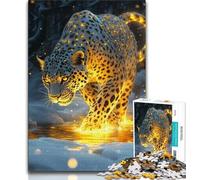 Jungle Leopard Jigsaws 1000 Pieces for Teenagers,Family Game Stress Reliever Difficult Challenge Gifts for Friends And Family (75x50cm)