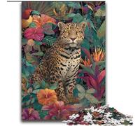 Jungle Leopard Jigsaws 2000 Pieces for Adults, Learning Educational Toys Family Games Suitable for Desktop Decoration (70x100cm)