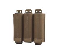 Jungle Leopard MOLLE Pistol Mag Pouch, Elastic Triple Multifunctional Tactical Pouch and Pull Tab(Pouch-CB)
