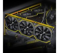 Jungle Leopard PC Fan JM-V2 RS 120 Infinity Mirror Module Daisy-Chain ARGB Fan 120mm Triple Pack Suitable for Computer Case & 360mm AIO Cooler (Black)