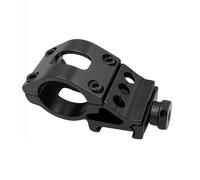 Jungle Leopard Tactical 25.4/30mm Quick Release Offset Flashlight Scope Mount 20mm Picatinny Rail 45 Degree Sight Mount Hunting(25.4mm)