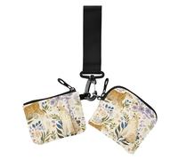 Jungle Leopard Women's Wallets Card Cases Compact Size Zipper Wallet Coin Bag with Zipper Pocket for Daily Use 2 Pcs, Jungle leopard, One Size, Print Art