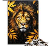 Jungle Lion 1000 Pieces Jigsaw Puzzles For Teens And Adults, Family Entertainment Toys Is Ideal As A Gift for The Whole Family (50x75cm)