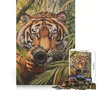 Jungle Marksman 1000 Piece Jigsaw Puzzles for Teenagers Jigsaw Home Play Neat Thick Home Fun Fine Art (38x26cm)