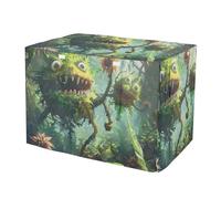 Jungle Monsters Adventure Dog Kennel Cover with Mesh Windows Breathable Dog Cage Covers X-Large