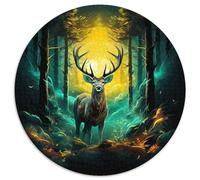 Jungle Moose 1000 Piece Jigsaw Puzzle for Women, Men Animals Brainteasing Jigsaws Educational Games Creativity & Gift Giving 1000pcs (67.5x67.5cm)