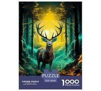 Jungle Moose 1000 Piece Paper Jigsaw Puzzles Animation 100% Recycled Cardboard Educational Games for Adults And Kids 70x50cm/1000pcs