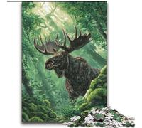 Jungle Moose Jigsaw Puzzles for Adults 2000, Educational Stress Relief Toy for Is Ideal As A Gift for The Whole Family (70x100cm)