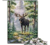 Jungle Moose Jigsaws 1000 Pieces for Adults, for Age 14+ Fun Games Fun Activities at Home, Birthday Gifts, Travel Gifts (26x38cm)