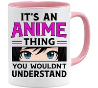 Jungle Mug | Anime Merch Coffee Cup | It's a Thing You Wouldn't Understand Eyes Graphic | Ceramic for Otaku, Unique Gifts for Fans, Microwave and Dishwasher Safe, Home or Office