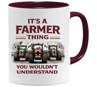 Jungle Mug | Funny Gifts for Men | It's A Farmer Thing Tractor Mug | Father's Day, Grandad Present, Mens Birthday Idea, Presents for Men, 30th 40th 50th 60th 70th 80th