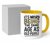 Jungle Mug | Funny Mugs for Men | It's Weird Being The Same Age As Old People | Secret Santa Gift Under £10 | Funny Mugs for Work Colleagues | Christmas Mugs for Adults