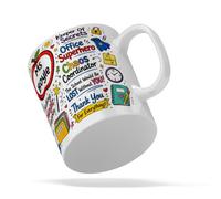Jungle Mug | Personalised School Secretary Mug | Thank You School Office Gift with Custom Name | End of Term Appreciation Present | Leaving Gift | Ceramic Coffee Mug 11oz