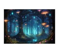 Jungle Mushrooms Jigsaw Puzzles for Adults 500 Pieces Educational Toys Challenging Game 500 Piece Puzzles for Adults for The Whole for Women Gifts for Men