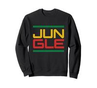 Jungle Music, Love DNB, Drum & Bass Raver, Junglist Raving Sweatshirt
