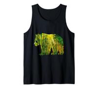 Jungle Nature & Hiking Rainforest Landscape with Panda Tank Top