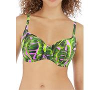 Jungle Oasis Sweetheart Bikini Top - Cassis Cassis Green 34FF