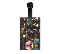 Jungle of Love Printed PVC Luggage Tag Travel Anti Lost ID Label Personal Info Tag for Backpack and Suitcase