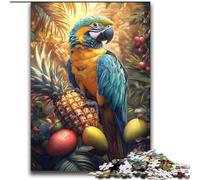 Jungle Parrot Jigsaw Puzzles for Adults 2000 Pieces, Family Activity with Matching Poster And Trivia Sheet for Age 14+ (70x100cm)