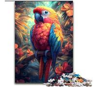 Jungle Parrot JigsawPuzzle 1000 Pieces for Teenagers, Challenging Game Gifts for Is Ideal As A Gift for The Whole Family (50x75cm)