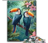 Jungle Parrot Jigsaws Puzzles 2000 Pieces for Teenagers Gifts, Art Interesting Stress Reduction Wishlist with Santa Claus for Age 14 (70x100cm)