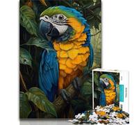 Jungle Parrot Puzzles for Adults Teens 2000pc Puzzle,Toys Educational Games Stress Relieving Wishlist with Santa Claus 70x100cm