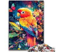 Jungle Parrot Puzzles for Teenagers Teens 1000pc Puzzle,Family Game Stress Reliever Difficult Challenge Great Gifts And Toys (38x26cm)
