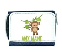 Jungle Personalised Character with Name Swinging Monkey Stylish Ladies Purse