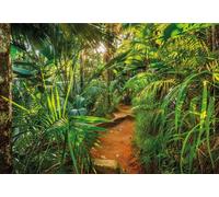 Jungle photo wallpaper 368x254 cm green botanical Wall Mural bedroom dining room