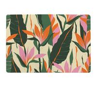 Jungle Plants Designer Rug Benjamin Tate Design Natural Large