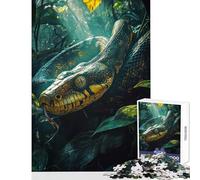Jungle Predator Puzzles for Adults 1000 Pieces Improve Retention of Details And Facts Quiet Calm Relaxing Playtime (50x75cm)