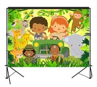 Jungle Safari Backdrop Photography Background 7x5ft Studio Photo Booth Props