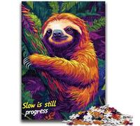 Jungle Sloth 1000 Pieces Jigsaw Puzzle For Adults Teens,Decompressing Intellectual Educational Toy Birthday Present,Gifts,Wall Art (50x75cm)